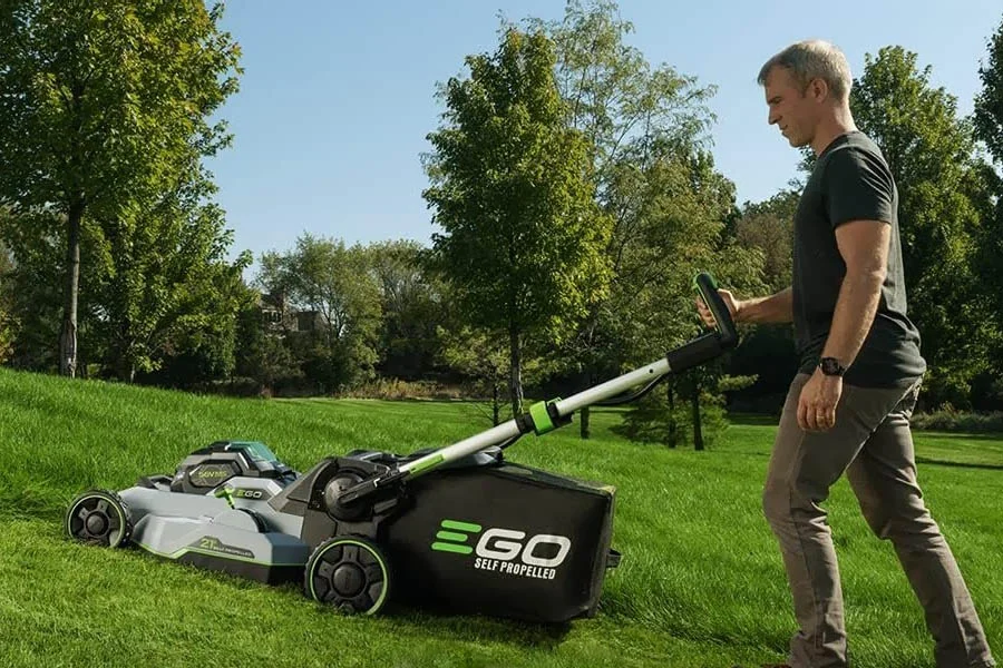 best rated battery lawn mower