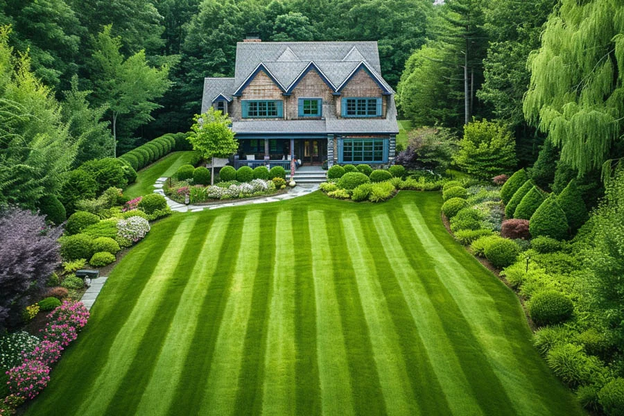 battery operated push lawn mowers